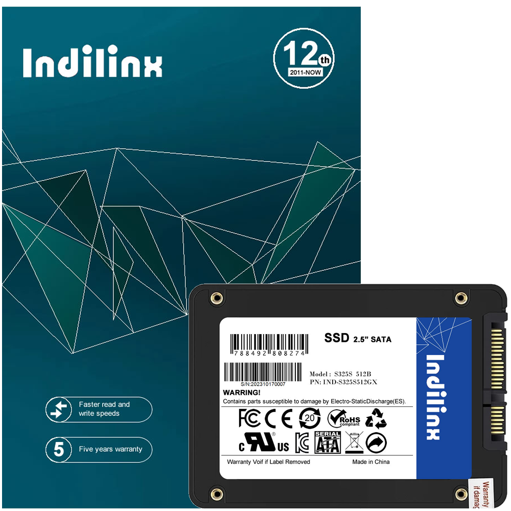 SSD SOLIDO INDILINX 512 GB 2.5