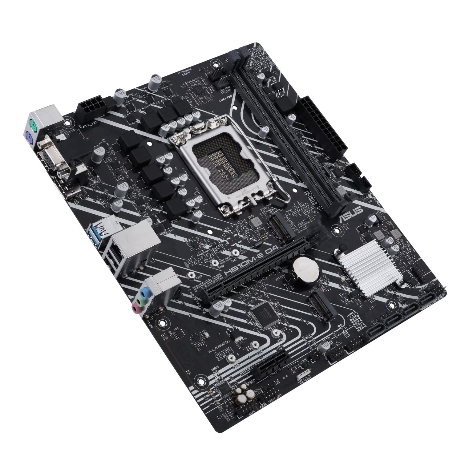 MOTHERBOARD ASUS PRIME H610 12VA LGA1700 2XDDR4-3200 D-SUB HDMI  M.2 USB3.2 PCIE4.0 MATX