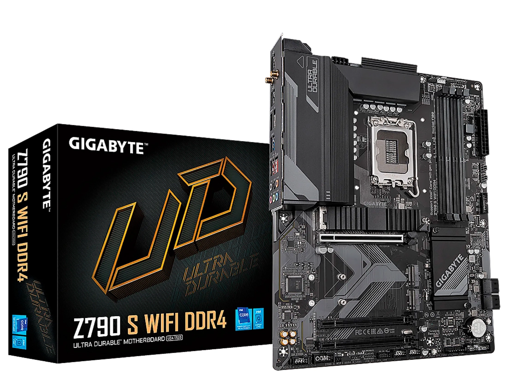 MOTHERBOARD GIGABYTE Z790 S WIFI DDR4 14VA LGA-1700 4DDR4 HDMI DP USBC 3PCIE 4.0 M.2 ATX