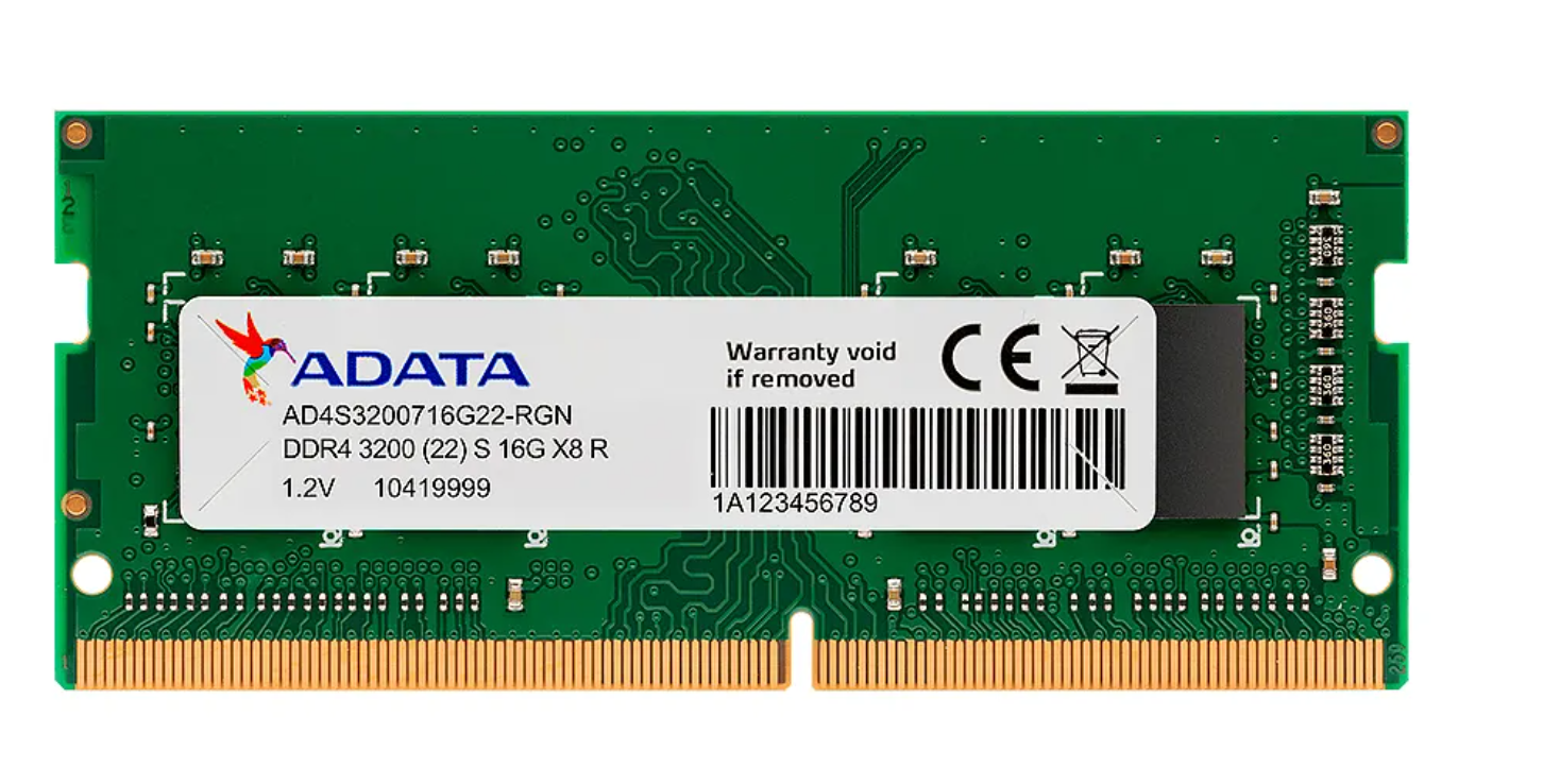 SO-RAM ADATA 16GB PC-3200 DDR4 PC4-25600 260PIN 1.2V