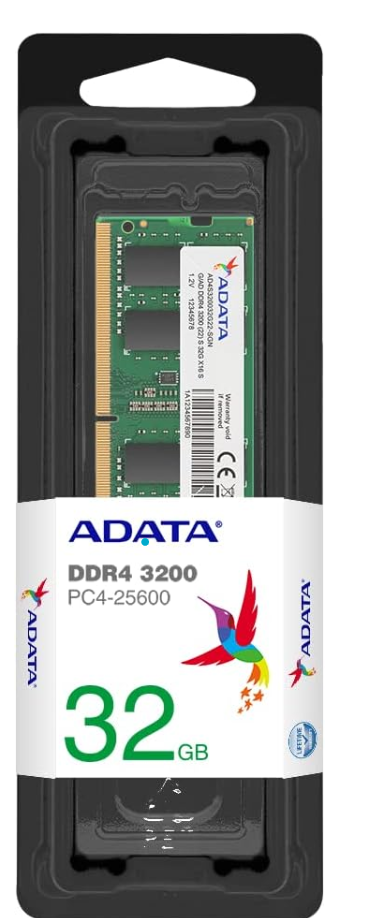 SO-RAM ADATA 32GB PC-3200 DDR4 PC4-25600 260PIN 1.2V