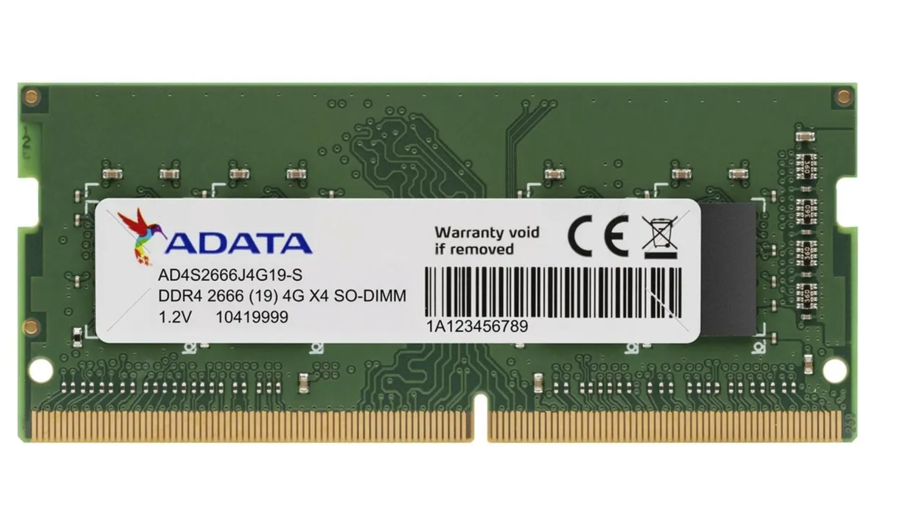 SO-RAM ADATA 4GB PC-2666 DDR4 CL19