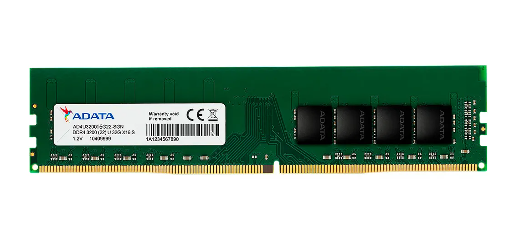 IN. RAM ADATA 8GB 8GX4 U-IN. RAM DDR4 3200MHZ PCU-25600