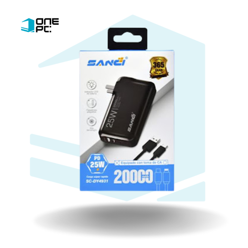 POWERBANK SANCI 25W - 20000 MAH