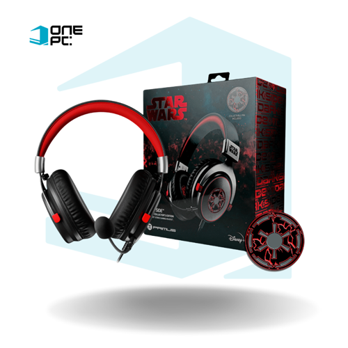 PRIMUS GAMING - HEADSET - PARA GAME CONSOLE / PARA HOME AUDIO / PARA PORTABLE ELECTRONICS / PARA TABLET / PARA CELLULAR PHONE DARK SIDE HEADSET