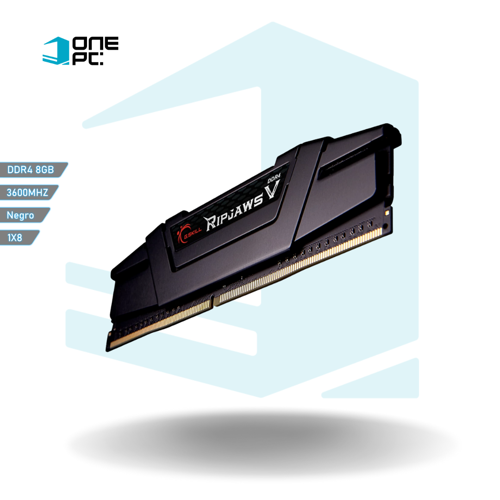 MEMORIA RAM GSKILL RIPJAWS SERIE V 8GB (1X8GB DDR4 3600MHZ)