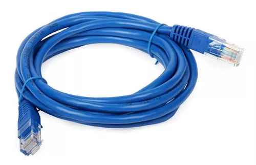 PATCH CORD 60CM CAT6 COLOR AZUL