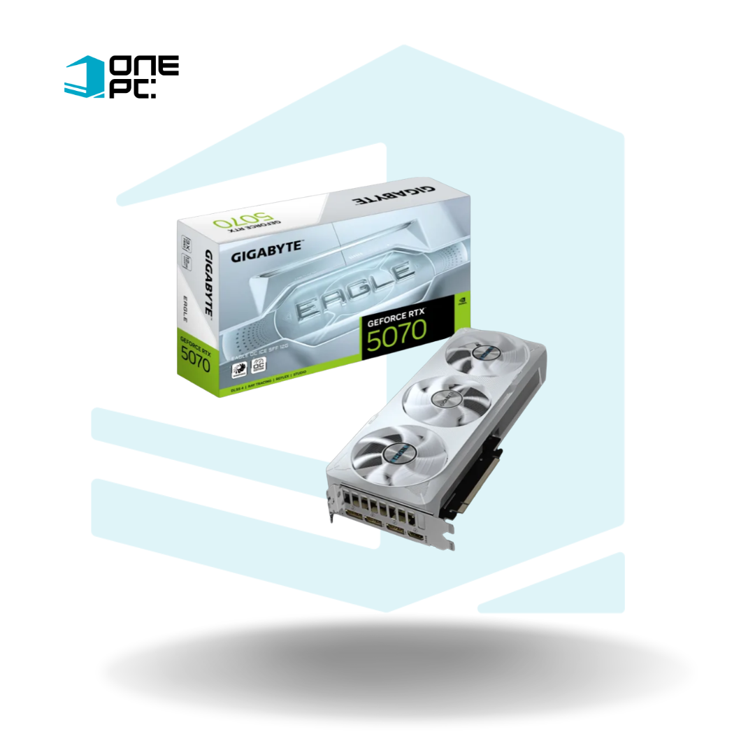 TARJETA DE VIDEO GIGABYTE RTX 5070 EAGLE OC ICE 12GB 192BIT GDDR7