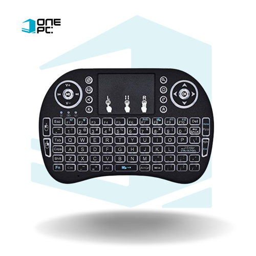 MINI TECLADO PARA TV RGB, AIR MOUSE, CON DONGLE